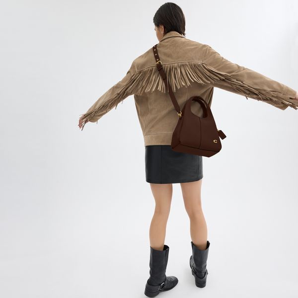 Bolsa Lana Shoulder 23 Coach Marrom - coach